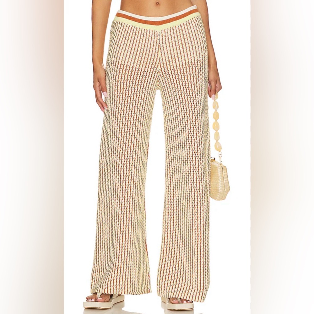 Monrow crochet wide leg pants. Size XS. Brand new, never worn!